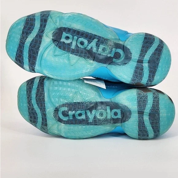Brand new Adidas D.O.N. #2 x Crayola signature collaboration Signal Cyan Blue